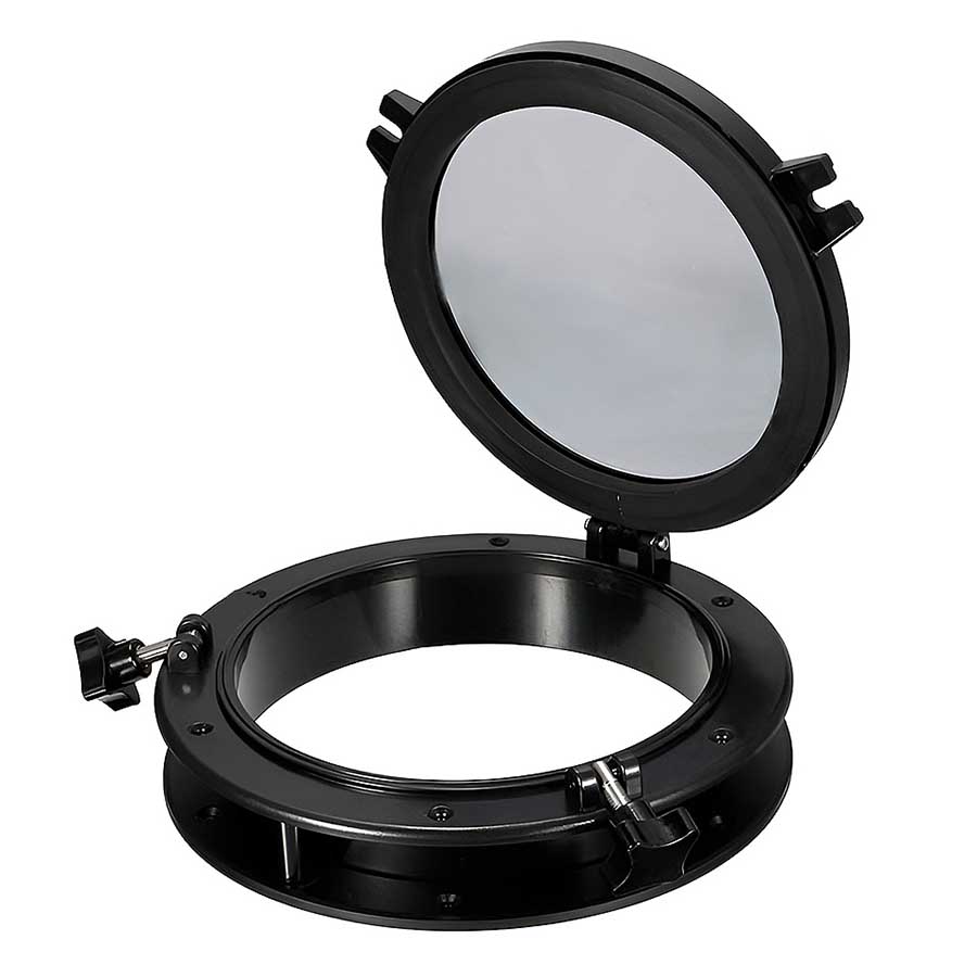 Иллюминатор круглый SeaFlo SFPP2-02, Ø260 мм, черный