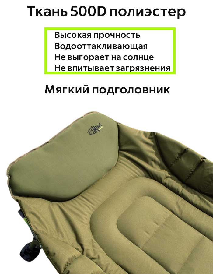 Кровать складная Norfin (Норфин) Bristol NF-20607 рыболовная