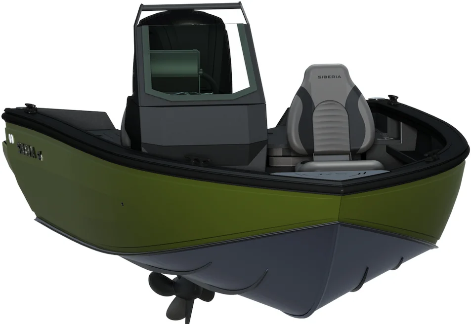 Лодка алюминиевая Siberia S4 2025 одноконсольная