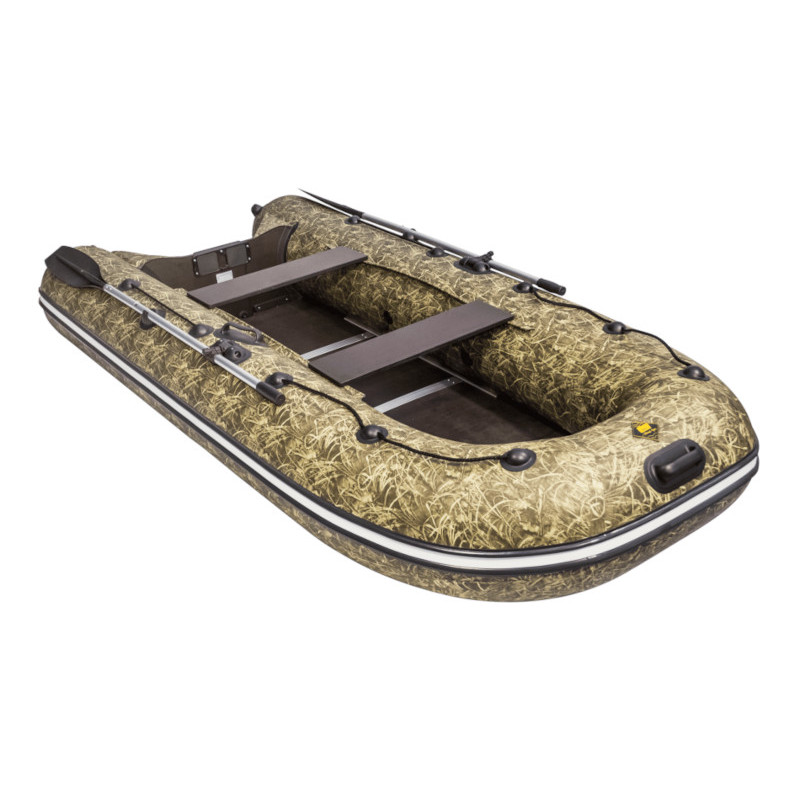 Надувная лодка Ривьера Компакт 2900 СК "Камуфляж" камыш