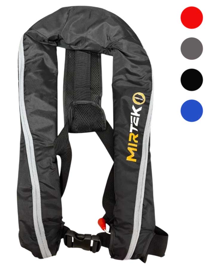 Автоматический надувной жилет Mirtek +ручной режим, от 40 до 130 кг