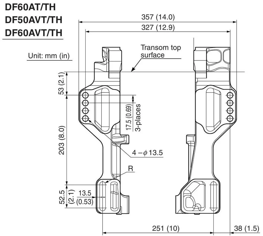 Лодочный мотор Сузуки DF 60 ATS/ATL/ATX