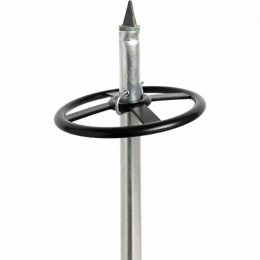 Палки лыжные алюминиевые с большим опорным кольцом Ø150 мм, длина 150 см (Маяк)