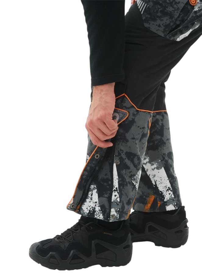 Костюм зимний Хантсмен Канада V2 -35°С, камуфляж/черный (ткань Исландия)