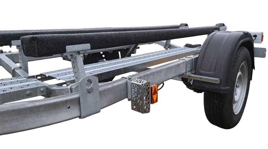 Прицеп для лодок и гидроциклов, МЗСА 81771C.101 (лодка до 3,9 м.), с доп. комплектацией