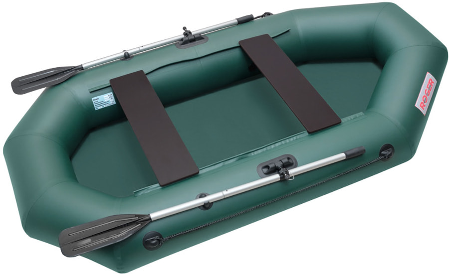 Надувная лодка ПВХ Роджер Классик 2500, зеленый