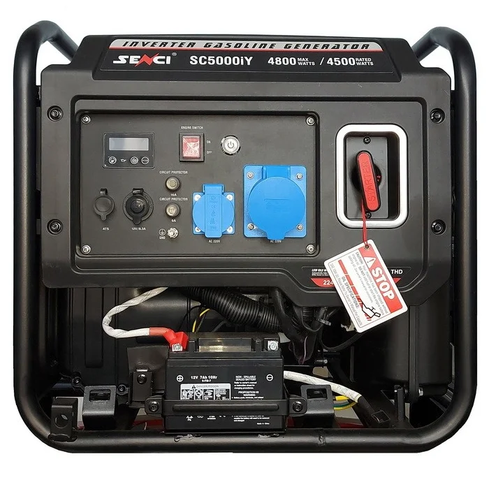 Бензиновый генератор SENCI SC5000i-Y инверторный