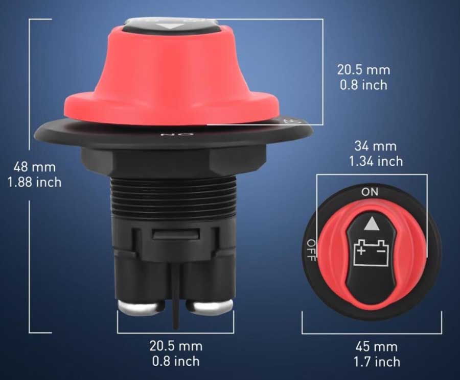 Выключатель массы, 50 А