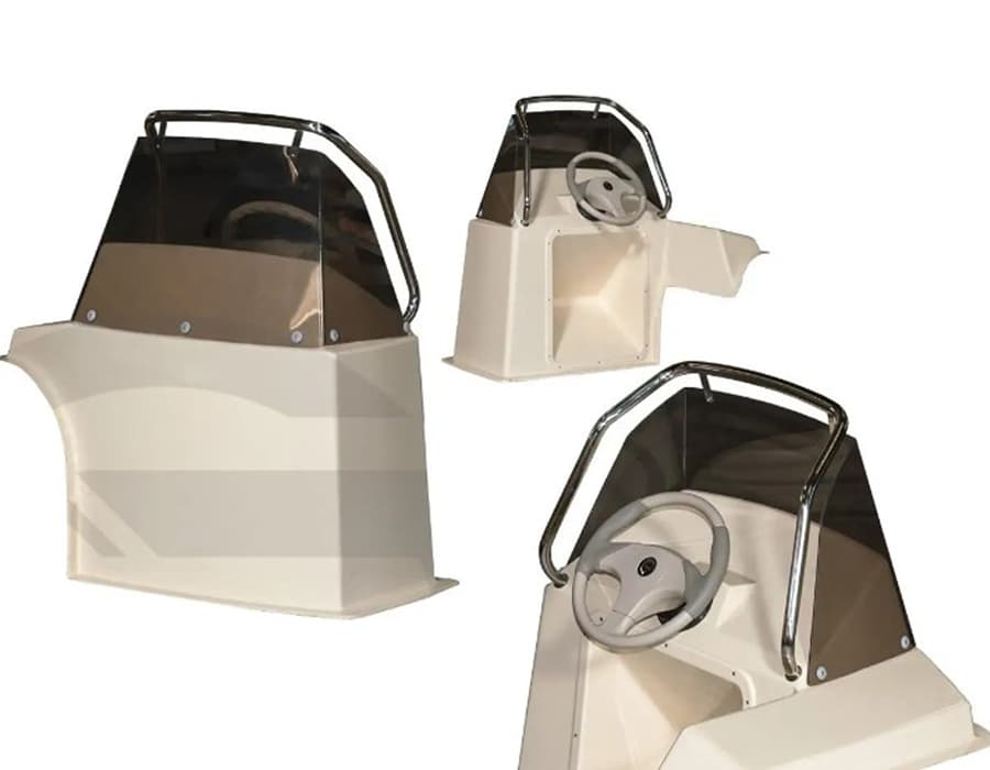 Рулевая консоль №4 для лодки SkyLark F480