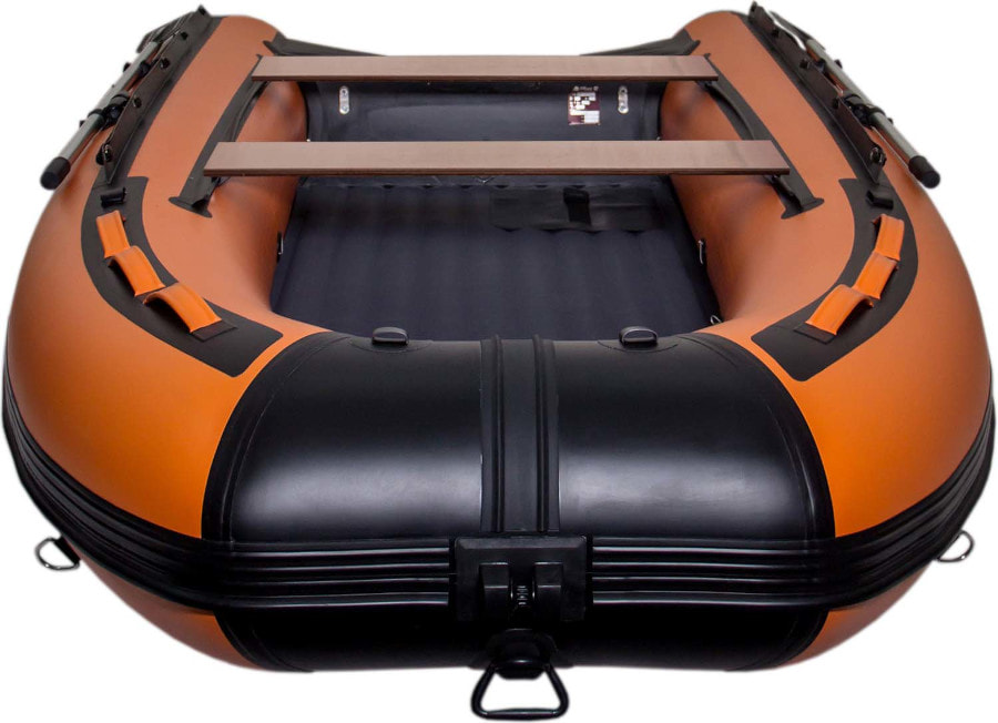 Надувная лодка ПВХ СМарин Air Max 360, оранжевый/черный