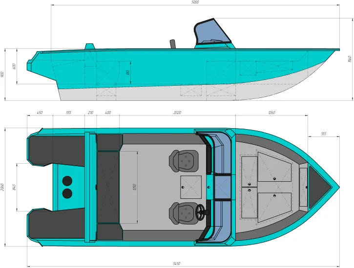 Катер ТРИЕРА 500 Fish