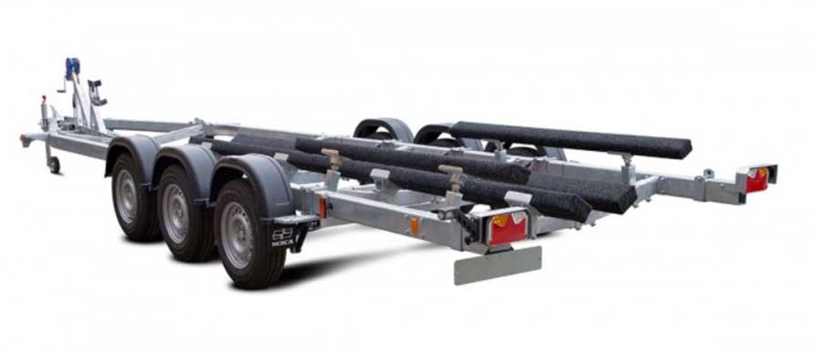 Прицеп для катеров и яхт МЗСА L 9025-3.35 исполнение 101 (судно до 8,2 м)