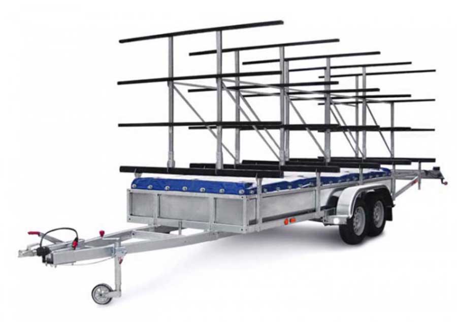 Прицеп для академических судов МЗСА V 8223-2.20 исполнение 102 (судно до 8 м)