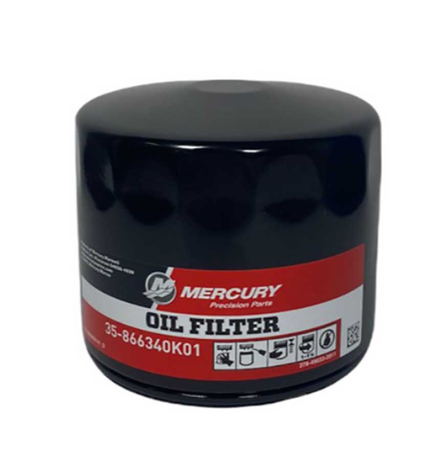 Фильтр масляный Mercury 35-866340K01 для MerCruiser (4-6-8 цилиндров) 