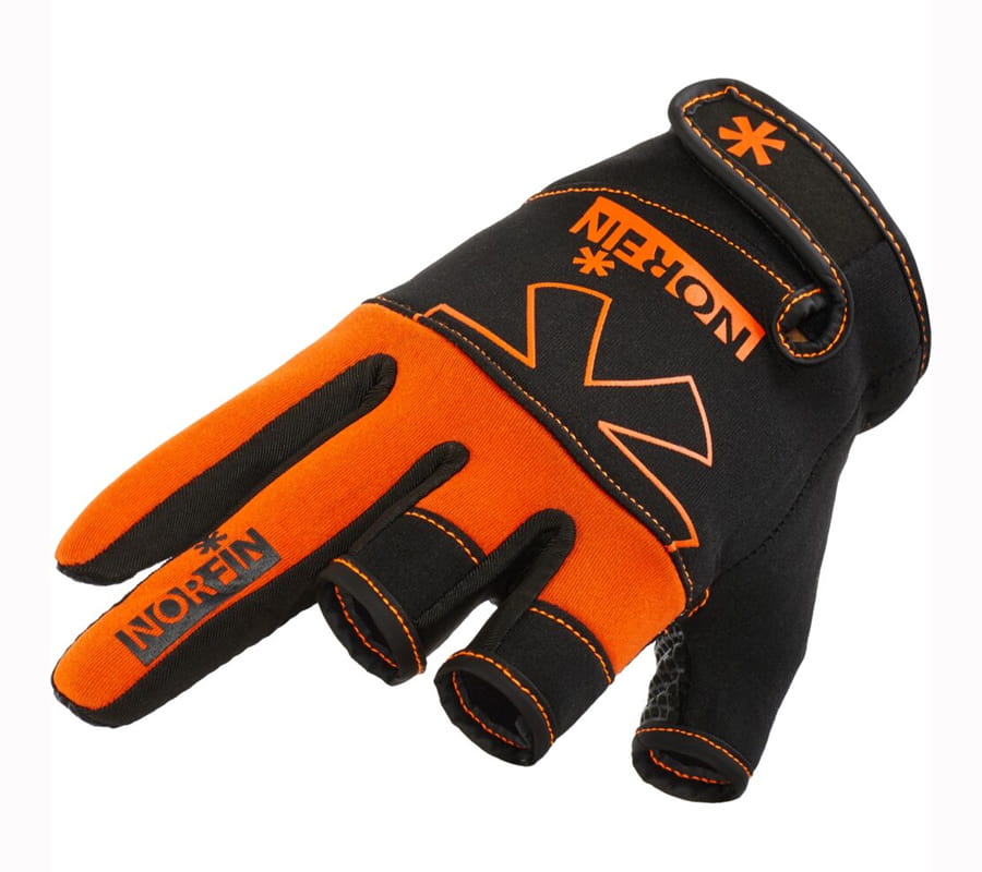 Перчатки Norfin GRIP 3 CUT GLOVES, с тремя открытыми пальцами (M, L, XL)