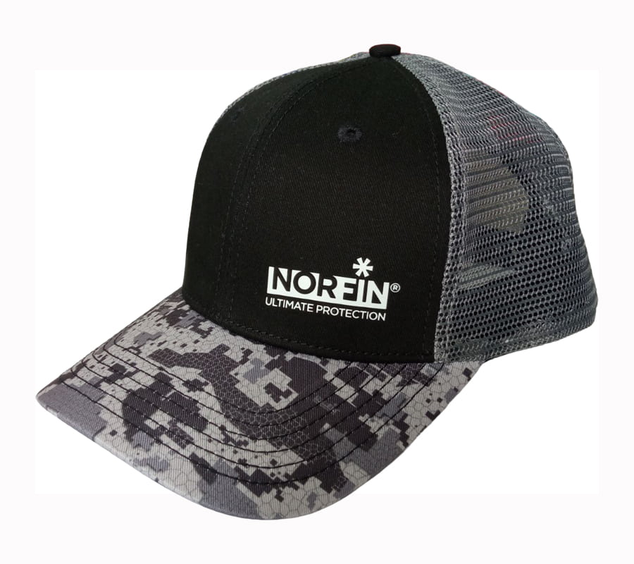 Бейсболка Norfin Black-Camo сетка (АМ-6016)