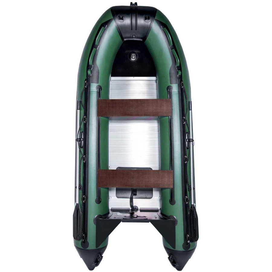 Надувная лодка ПВХ СМарин SDP Max 380, зеленый/черный