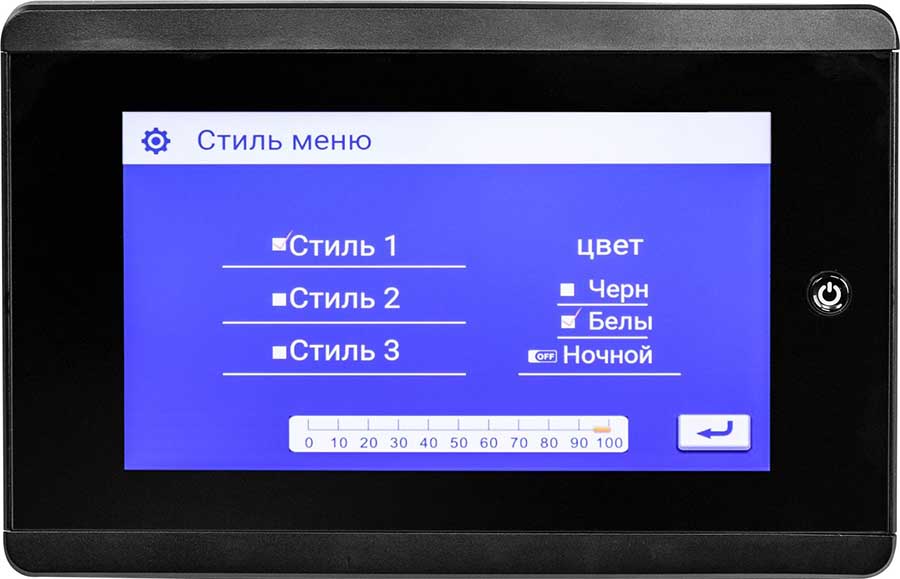 Морской многофункциональный дисплей MFD-70, TFT сенсорный экран 7"