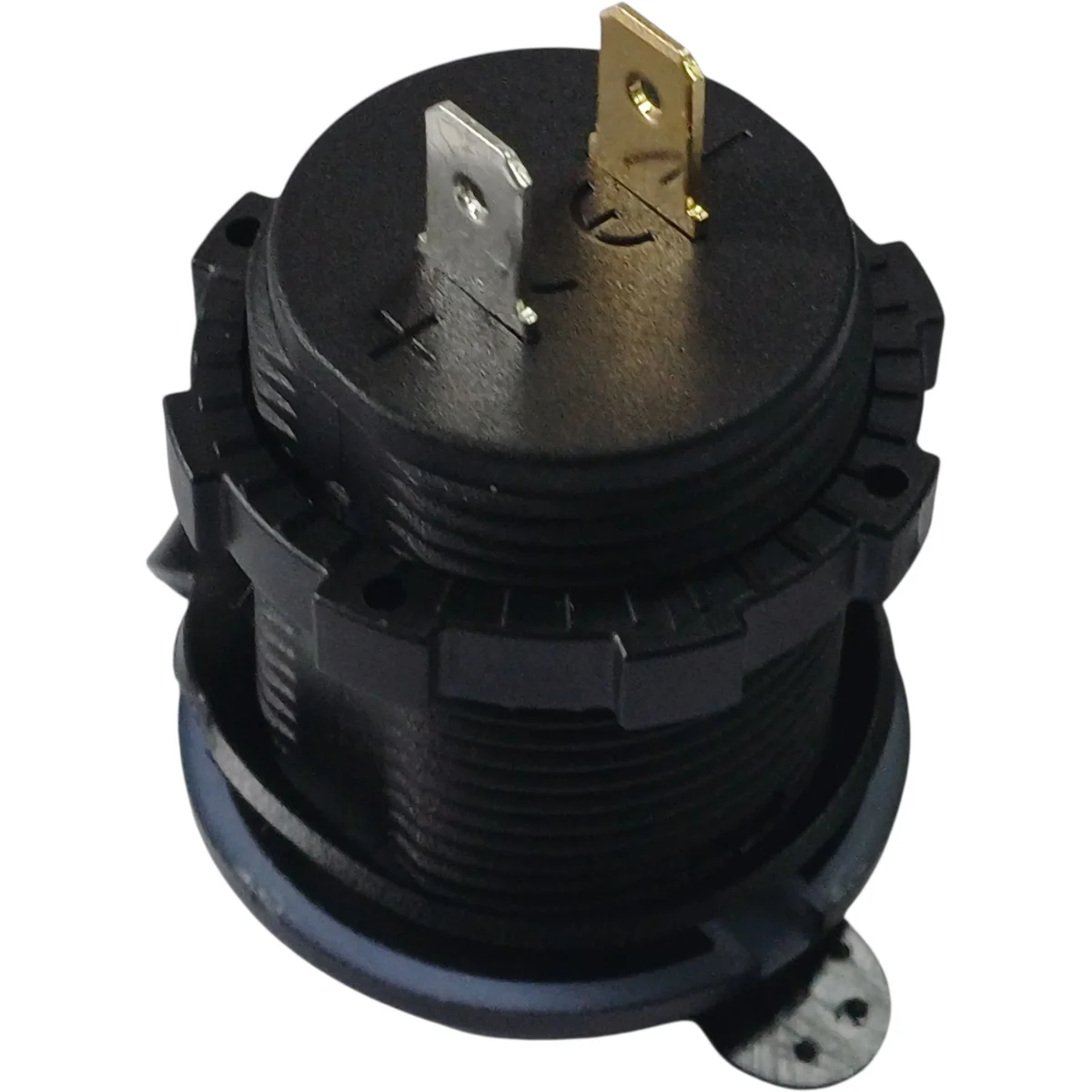 Разъем USB 2.4А + Type-C 2.4А (синяя подсветка)