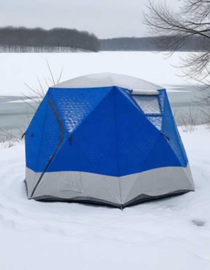 Палатка (баня) 3-х слойная для зимней рыбалки МирКемпинг, 3х3х2,5 м