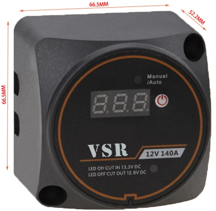 Зарядное реле для 2-х АКБ, 12В/140А