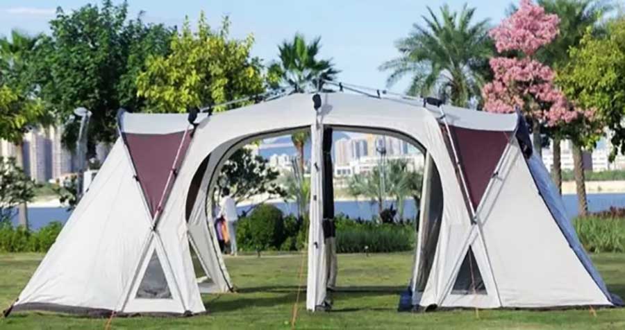 Туннельная автоматическая палатка CW 1175, 660х380х205 см