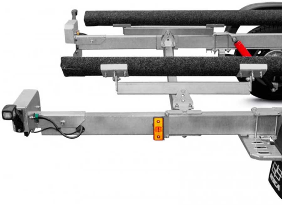 Прицеп для лодок и катеров МЗСА L 7022-2.20 исполнение 511 (лодка до 6,2 м)