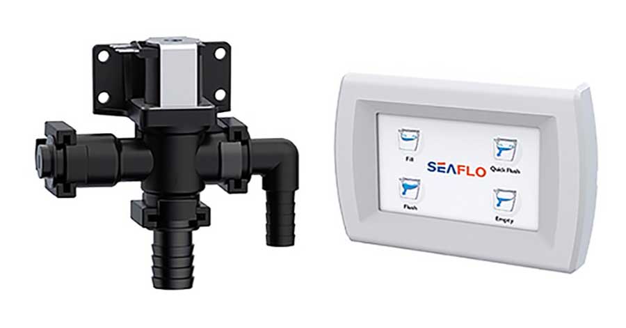 Унитаз SeaFlo Delux, 24 В с электромагнитным клапаном, SFMTE2-05