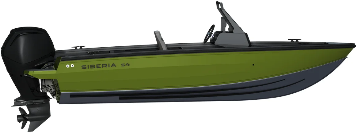 Лодка алюминиевая Siberia S4 2025 одноконсольная