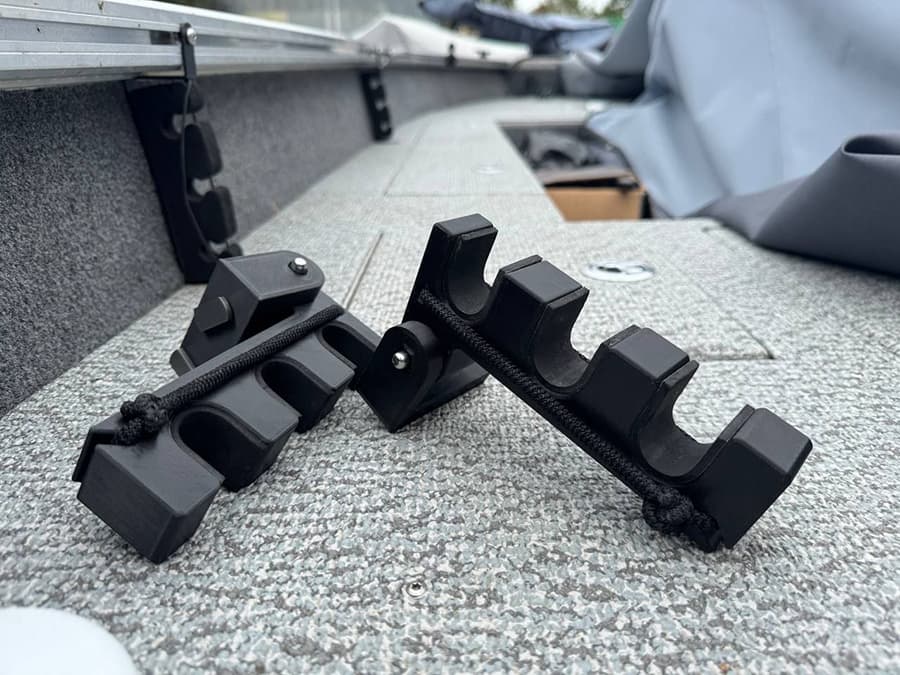 Держатель удилища тройной на Т-паз (2 шт.)