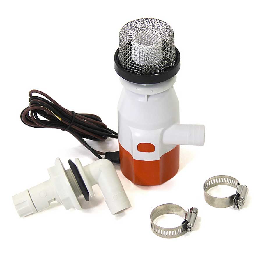 Помпа аэраторная SeaFlo 13F Series 12 В, 600 GPH (2271,2 л/час), встраиваемая