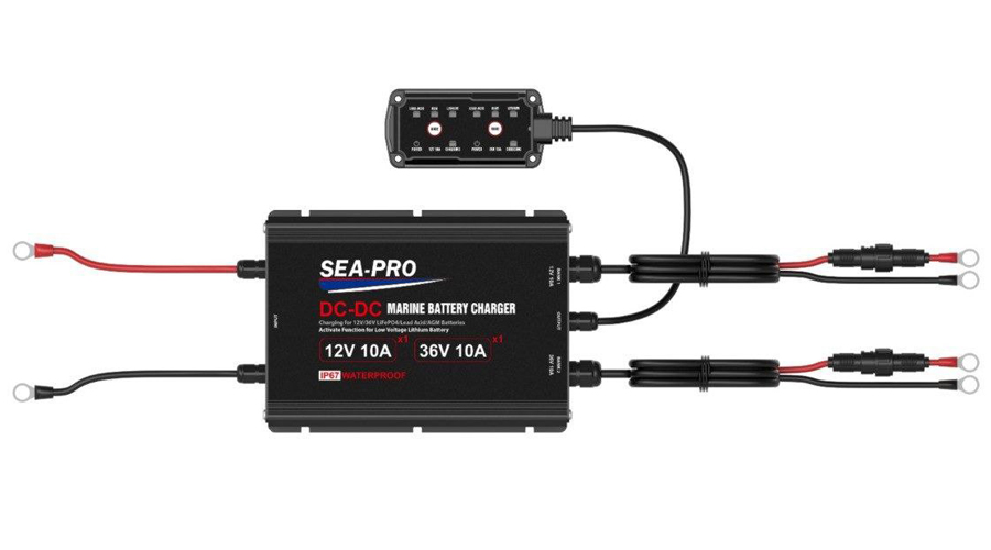 Зарядное устройство Sea-Pro, DC-DC, 12В/10А, 36В/10А