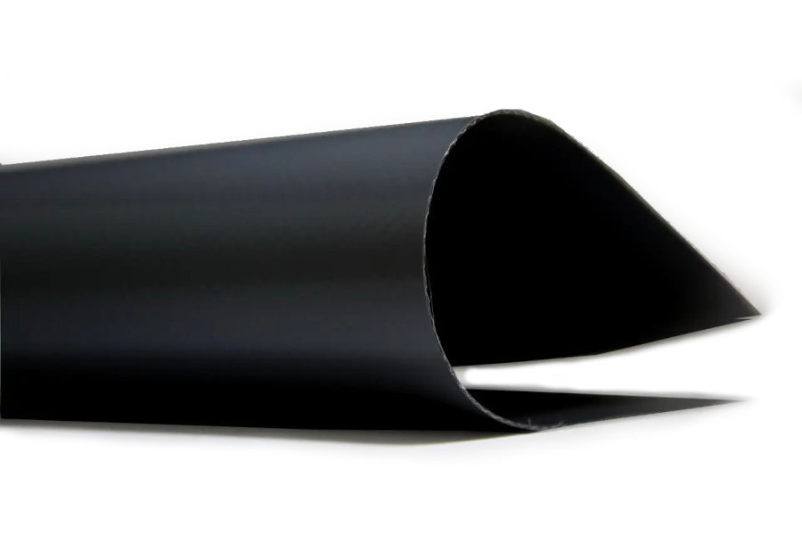 ПВХ-ткань Mehler, плотность 905 гр./м² (черный, 1 м²)