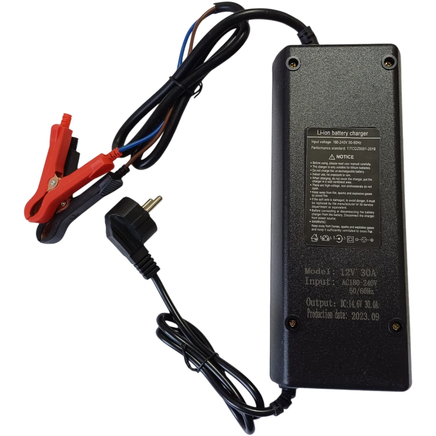 Зарядное устройство для АКБ LiFePO4, 12В, 30А