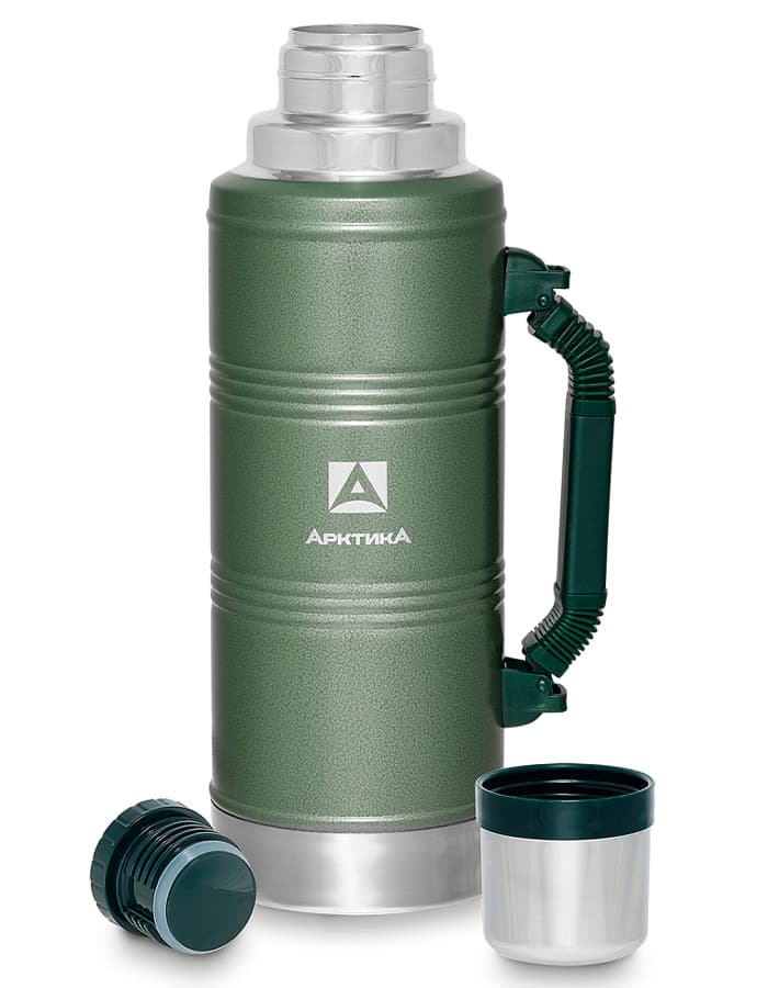 Термос Арктика 106-2200P с ручкой, 2.2 л, зеленый
