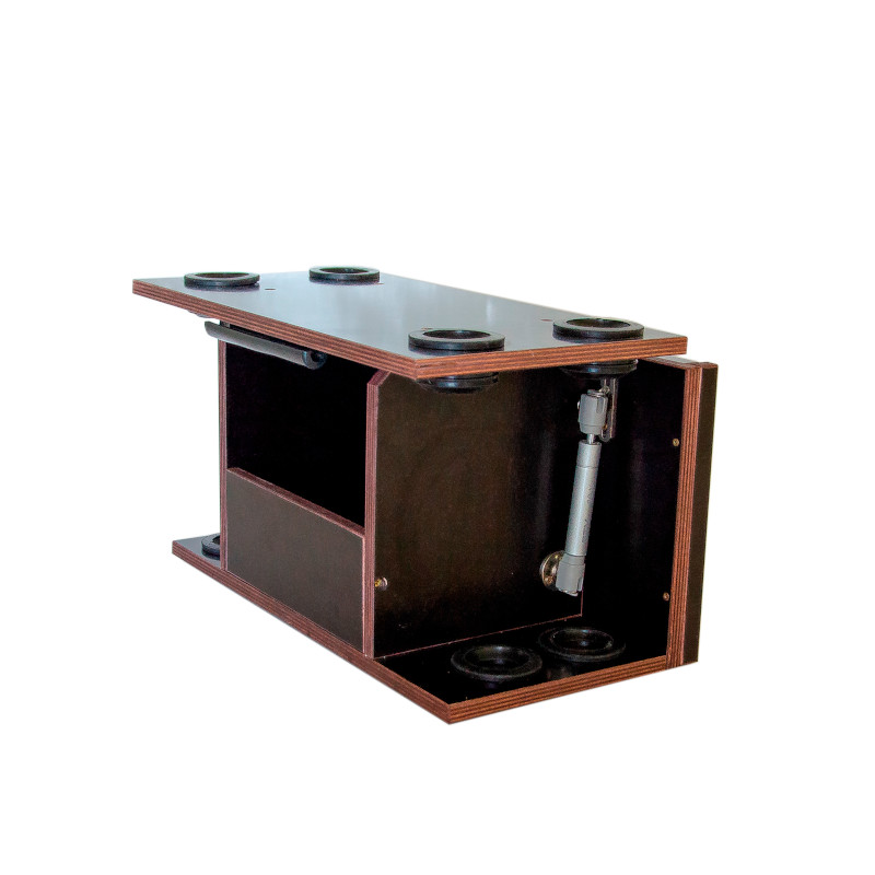 Универсальный крепежный блок УКБ 4УС (4 удилища + столик-дверца), ликпаз