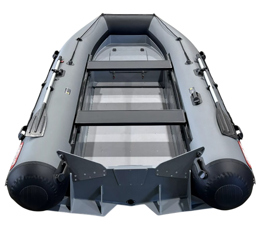 Лодка РИБ ПНД Роджер Гелиум 3800 (низкий борт), серый, ЕАС