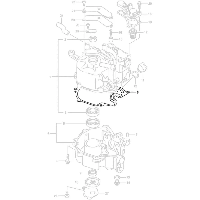 Прокладка картера двигателя Suzuki