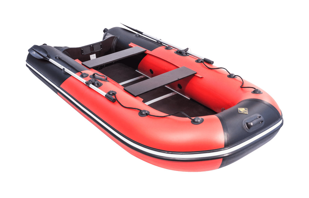 Надувная лодка Ривьера Компакт 3200 СК "Комби" красный/черный