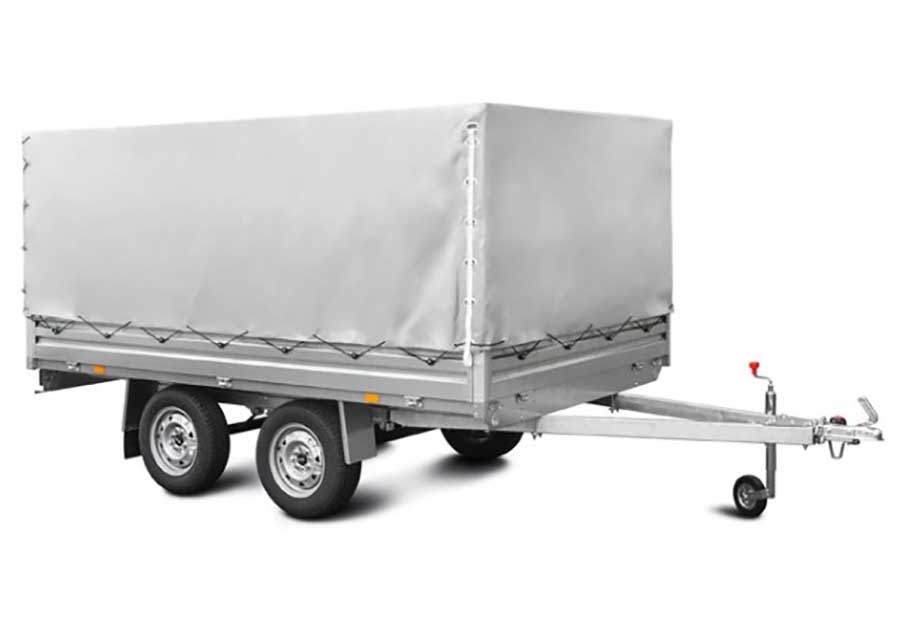 Тент с каркасом 261715 (высокий, H=1500 мм) для бортового прицепа МЗСА 817737.001