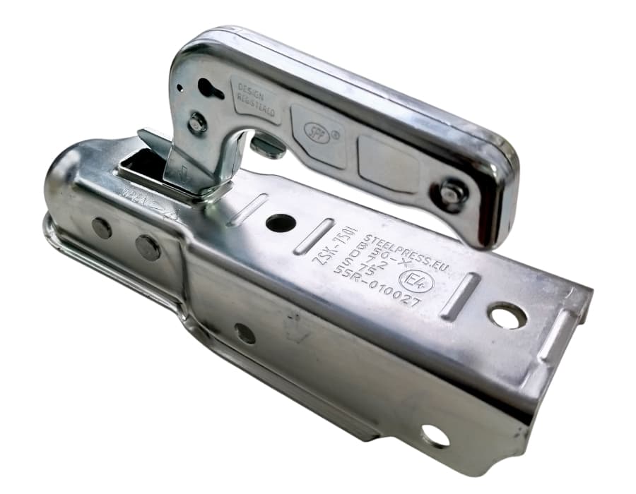 Замковое сцепное устройство SPP ZSK 750I, 750 кг., дышло 60 мм. (квадратное)