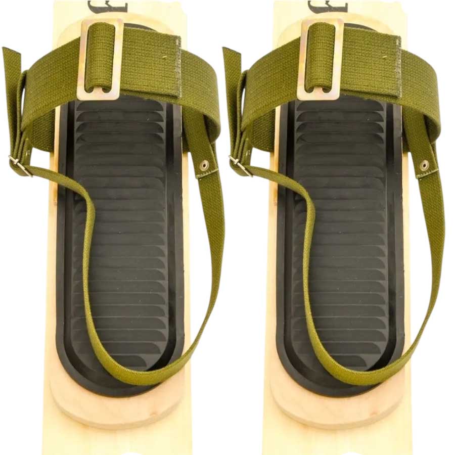 Комплект брезентовых креплений 3в1 для охотничьих лыж (амортизаторы, носковой и пяточный ремень), Маяк