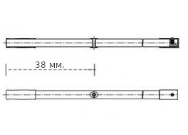 Веретено (держак) весла 88 см., Ø 35 мм.