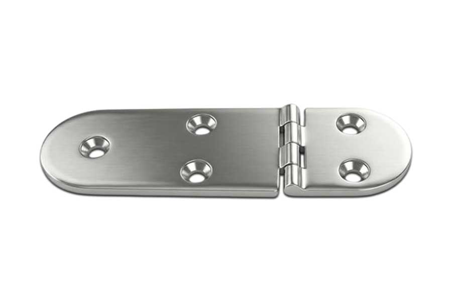 Петля литая АРТ 8930, 126х40х3.5 мм, нержавеющая сталь