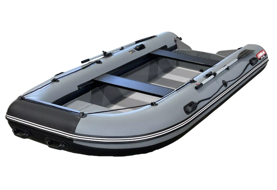 Лодка РИБ ПНД Роджер Гелиум 3800 (низкий борт), серый, ЕАС