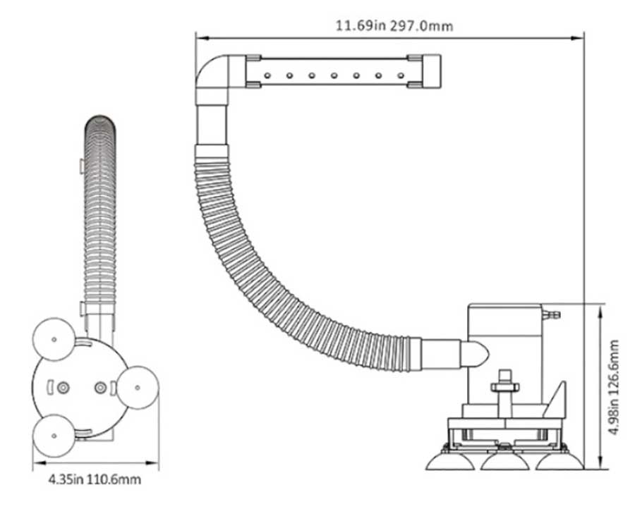 Помпа аэраторная SeaFlo 10 Series 12 В, 350 GPH (1324,8 л/час)
