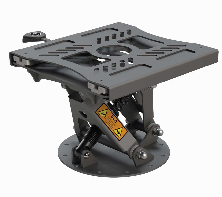 Амортизационная стойка Практик 200 S (с продольной регулировкой, V2, RAL9023)