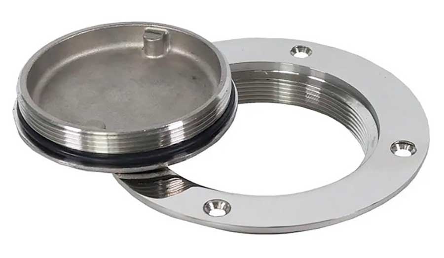 Люк смотровой Мореман 123 мм, нержавеющая сталь