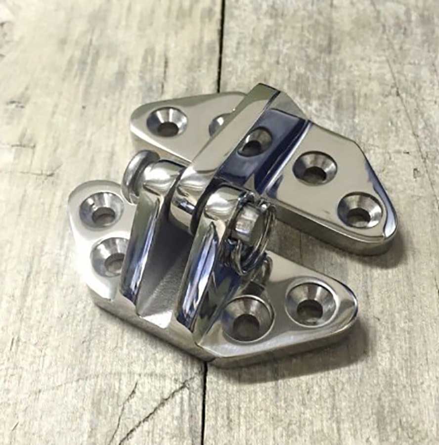 Петля для люка стандартная АРТ 8238, 74х65х6 мм, нержавеющая сталь