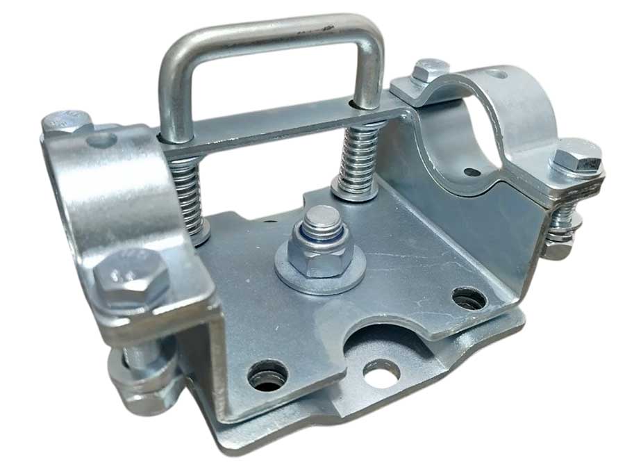 Усиленный поворотный хомут опорного колеса Ø48 мм 